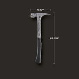 Milwaukee TIB14RSC STILETTO TIBONE 14oz Smooth/Curved Titanium Framing Hammer