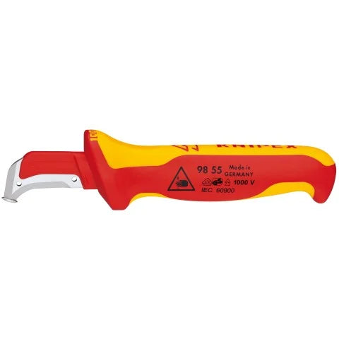 KNIPEX 98 55 7" Dismantling Knife-1000V Insulated