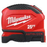 Milwaukee 48-22-1825 25ft Auto-Lock Tape Measure