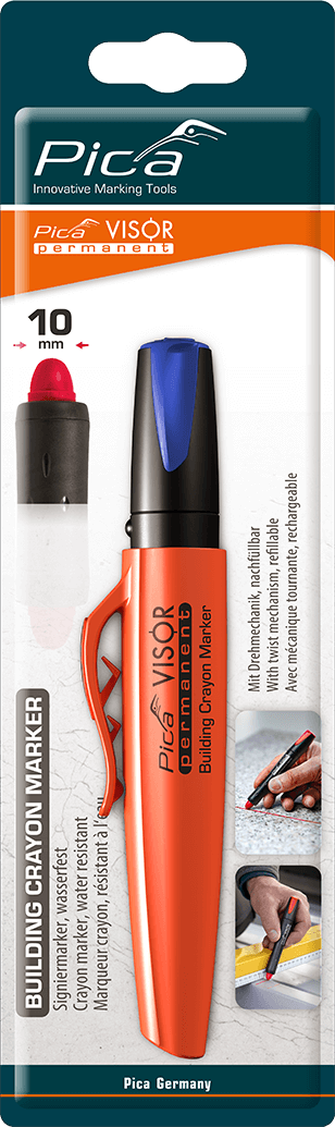 Pica 990/41 VISOR Luminescent Permanent Marker, Blue