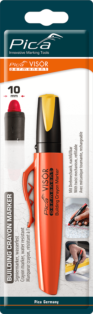 Pica 990/44 VISOR Luminescent Permanent Marker, Yellow