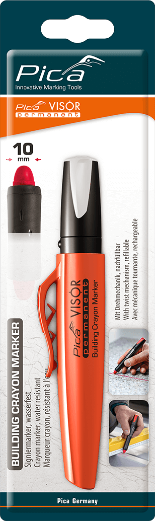 Pica 990/52 VISOR Luminescent Permanent Marker, White