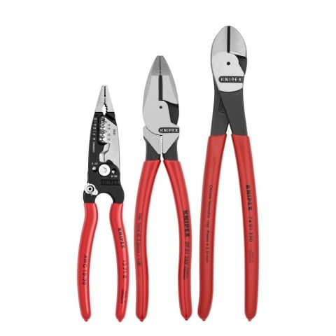 KNIPEX 3 Pc Electrical Set 9K 00 80 158 US
