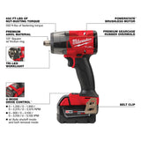 Milwaukee 2962-22R M18 FUEL 1/2" Mid-Torque Impact Wrench w/ Friction Ring Kit