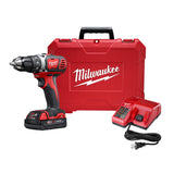 Milwaukee 2606-22CT M18 Compact 1/2 in. Drill Driver Kit w/ Compact Batteries