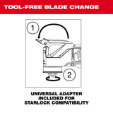 Milwaukee 2526-21XC M12 FUEL Oscillating Multi-Tool Kit