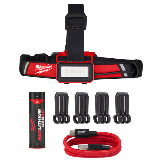 Milwaukee 2115-21 REDLITHIUM USB Low-Profile Headlamp