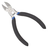 Vulcan Tools Diagonal Cutting Plier, 4.5 in OAL, 0.4 mm Cutting Capacity, 0.25 in Jaw Opening, Black/Blue Handle