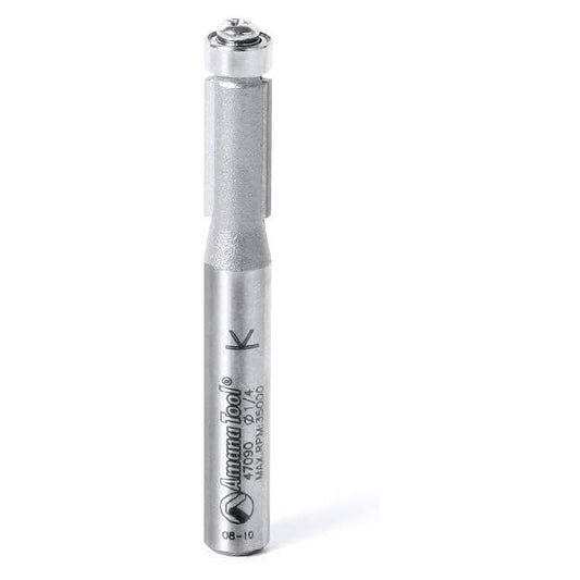 Amana Tool - 47090 Carbide Tipped Flush Trim 1/4 Dia x 1/2 x 1/4" Shank