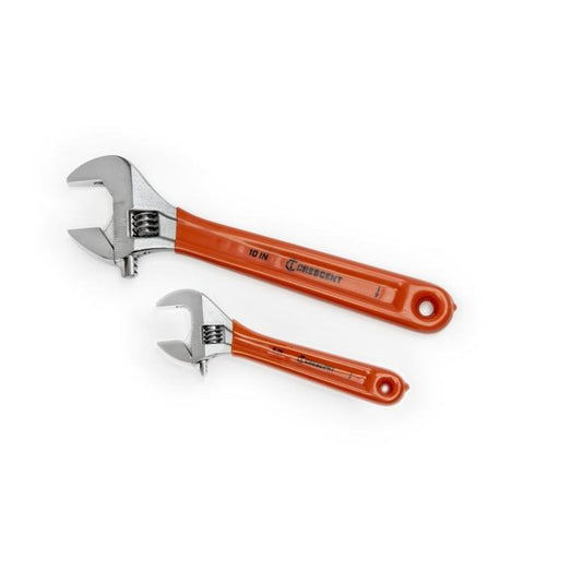 Crescent AC2610CVS 2 Piece Adjustable Cushion Grip Wrench Set 6" & 10"