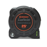 Crescent Tools L1225B-02 1-1/4" x 25' SHOCKFORCE NITE EYE G2 Tape Measure