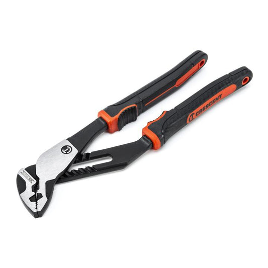 Crescent Tools RTZ28CG 8" Z2 K9 Straight Jaw Dual Material Tongue and Groove Pliers