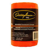 US Tape 35459 500' Braided Stringliner Mason's Line Replacement Rolls - Fluorescent Orange