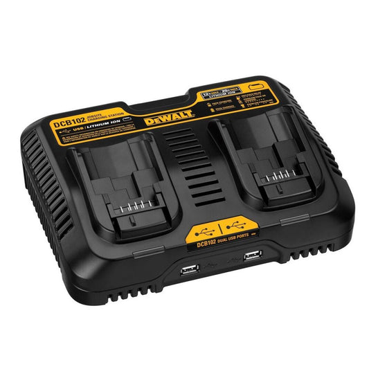 DeWalt DCB102 12V MAX*/20V MAX*/FLEXVOLT Amp Dual Port Charger