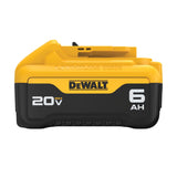 DeWalt DCB206 20V MAX Premium XR 6.0 AH Lithium Ion Battery