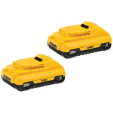 DeWalt DCB240-2 20V MAX* COMPACT 4AH BATTERY 2-PACK