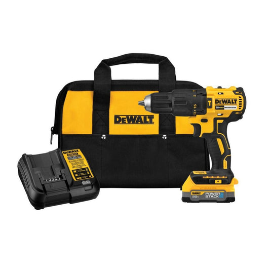 DEWALT DCD778E1 1/2-in 20V Max 1.7-Amp Variable Brushless Cordless Hammer Drill (1-POWERSTACK Battery Included)