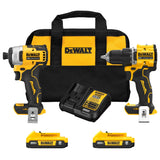 DeWalt DCK225D2 ATOMIC 20V MAX* Brushles Compact Drill/Driver and Impact Driver Combo Kit