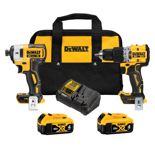 DeWalt DCK249M2 20V MAX XR Brushless 2 Tool Combo Kit