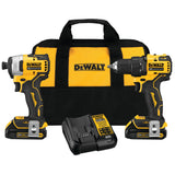 DeWalt DCK278C2 ATOMIC 20V MAX* Compact Brushless Drill/Impact Driver Kit