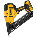 DeWalt DCN650D1 20V MAX XR 15 GA Angled Finish Nailer - Kit