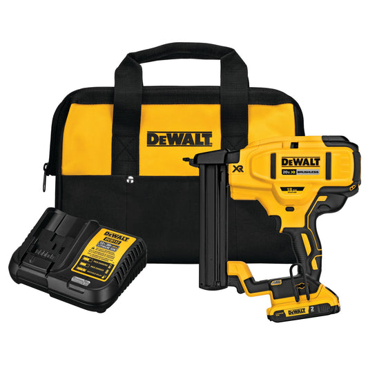 DeWalt DCN681D1 20 V MAX XR 18 Gauge Narrow Crown Stapler Kit