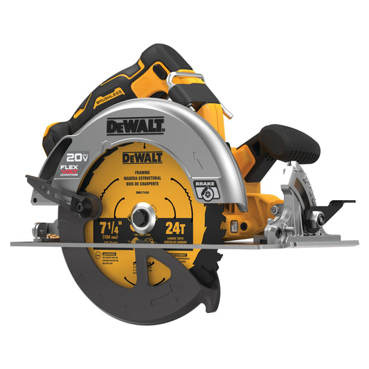 DeWalt DCS573B 20V MAX* 7-1/4 IN. BRUSHLESS CORDLESS CIRCULAR SAW WITH FLEXVOLT ADVANTAGE (TOOL ONLY)