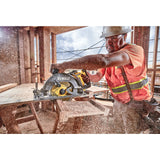 DeWalt DCS577X1 FLEXVOLT 60V MAX* 7-1/4 in. Cordless Worm Drive Style Saw 9.0Ah Battery Kit