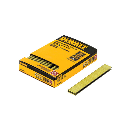 DEWALT 1/4 in. x 3/4 in. x 18-Gauge Crown Staples (2500 Pieces) DNS18075-2