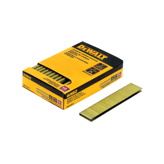 DEWALT 1/4 in. x 1 in. x 18-Gauge Crown Staples (2500 Pieces) DNS18100-2