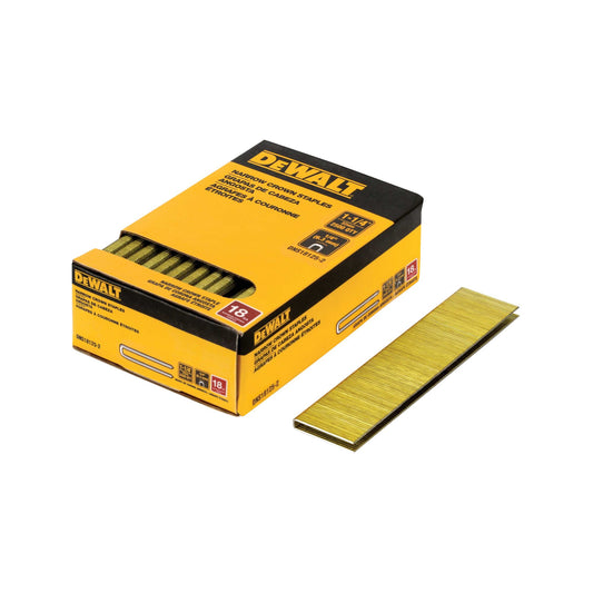 DEWALT DNS18125-2 1-1/4 in. x 1-1/4 in. 18-Gauge Glue Collated Crown Staple (2500 Pieces)