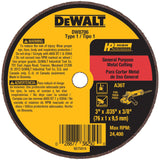 DeWalt DW8706 A36T Wheel, 3-Inch X .035-Inch X 3/8-Inch