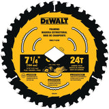 DEWALT DWA171424B10 7 1/4 in. 24 Tooth Circular Saw Blade Pack of 10