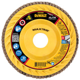 DEWALT DWA8281CTR 4-1/2" STEEL TRIMMABLE FLAP DISC SR60 T27