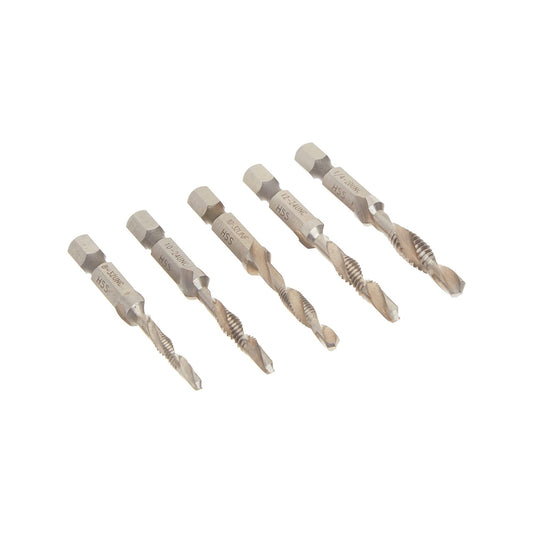 DeWalt DWADTQTR5SET 5Pc Drill Tap Set 1/4" Capacity