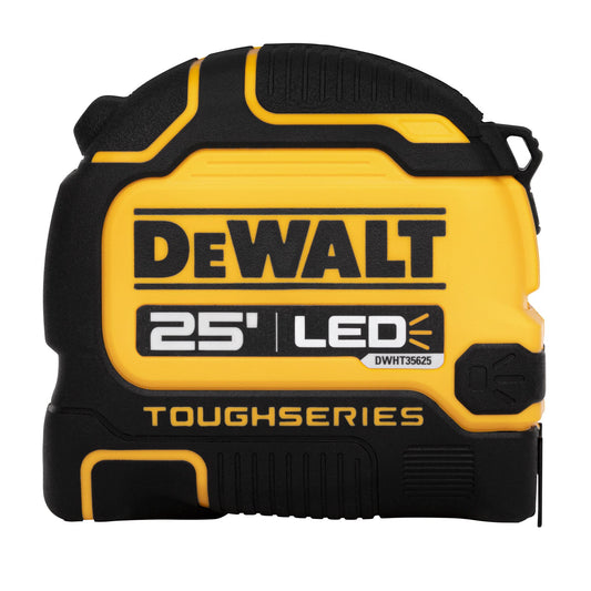 DEWALT DWHT35625S 25 Feet Lighted Tape Measure