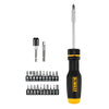 DeWalt DWHT68003 MAX FIT 23 pc. Ratcheting Multi-Bit Screwdriver