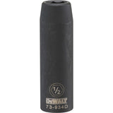 DeWalt DWMT73934OSP Mechanics 6 Point 1/2" Drive Deep Impact Socket 1/2" SAE