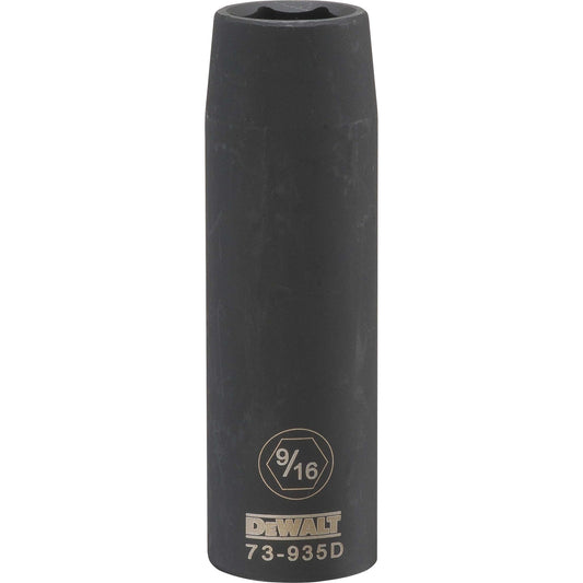 DeWalt DWMT73935OSP Mechanics 6 Point 1/2" Drive Deep Impact Socket 9/16" SAE