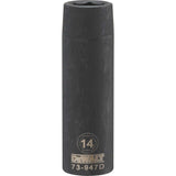 DeWalt DWMT73947OSP Mechanics 6 Point 1/2" Drive Deep Impact Socket 14 MM