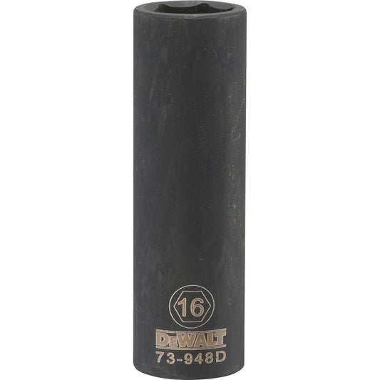 DeWalt DWMT73948OSP Mechanics 6 Point 1/2" Drive Deep Impact Socket 16 MM