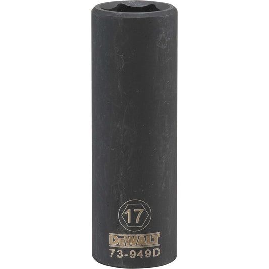 DeWalt DWMT73949OSP Mechanics 6 Point 1/2" Drive Deep Impact Socket 17 MM