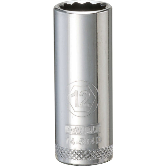 DeWalt DWMT74504OSP Mechanics 12 Point 3/8" Drive Deep Socket 12 MM