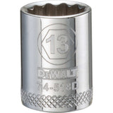 DeWalt DWMT74518OSP Mechanics 12 Point 3/8" Drive Socket 13MM