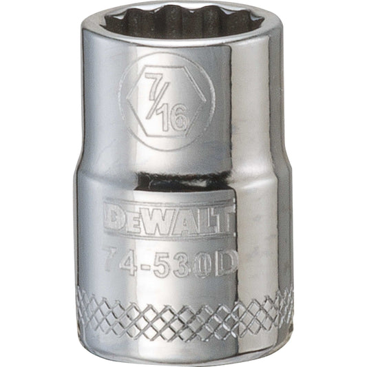 DeWalt DWMT74530OSP Mechanics 12 Point 3/8" Drive Socket 7/16" SAE