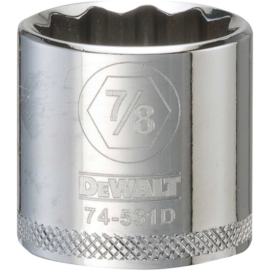 DeWalt DWMT74531OSP Mechanics 12 Point 3/8" Drive Socket 7/8" SAE