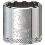 DeWalt DWMT74531OSP Mechanics 12 Point 3/8" Drive Socket 7/8" SAE