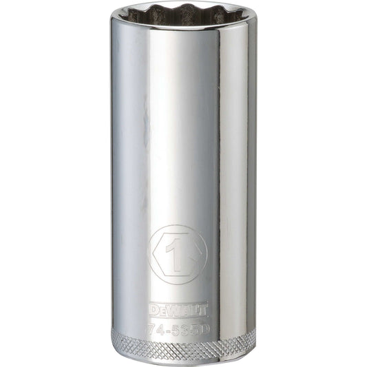 DeWalt DWMT74535OSP Mechanics 12 Point 1/2" Drive Deep Socket 1" SAE