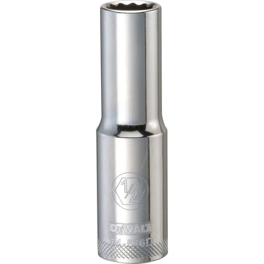 DeWalt DWMT74536OSP Mechanics 12 Point 1/2" Drive Deep Socket 1/2" SAE