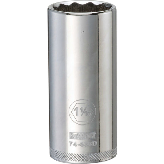 DeWalt DWMT74538OSP Mechanics 12 Point 1/2" Drive Deep Socket 1-1/16" SAE